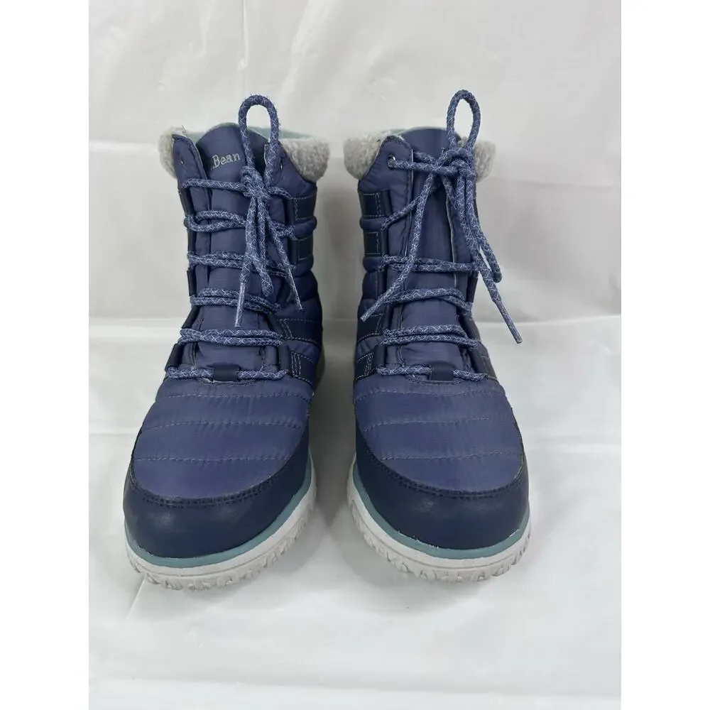 LL Bean Ultralight Insulated Pac Boots Women's Size 8 Snow Waterproof 518944